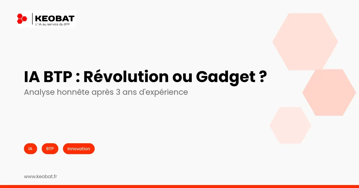 IA BTP : Révolution ou Simple Gadget Marketing ?