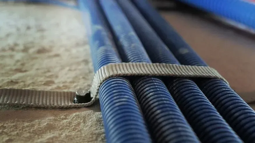 Photo de chantier passage de gaines