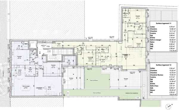 Aperçu du plan de chantier
