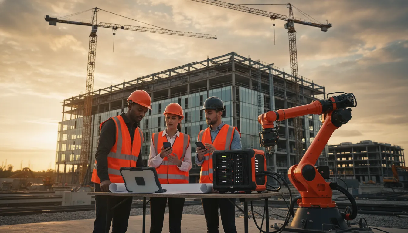 Utilisation de l'intelligence artificielle pour la gestion et le suivi de chantier BTP